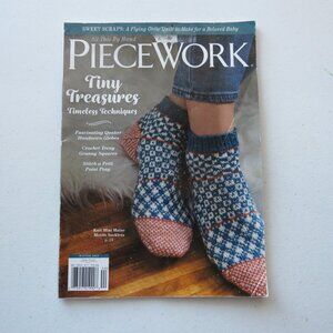 Piecework Magazine Tiny Treasurers Timeless Techniques Winter 2024